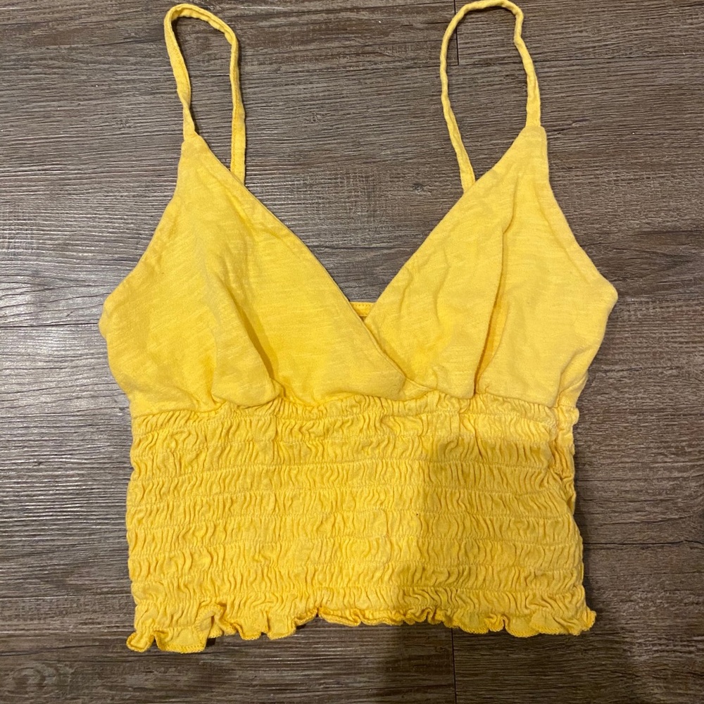 Yellow tank top size medium